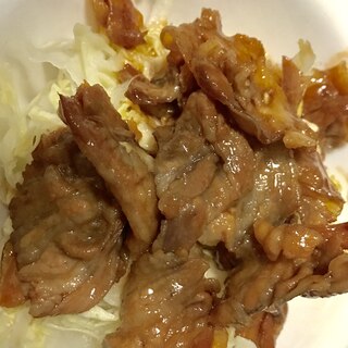 【お弁当にも】簡単！スタミナ豚バラ照り焼き丼